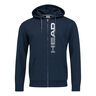Fynn Sudadera con cremallera Hombres - azul, blanco