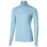 Core Impulse Half Zip Camiseta de running Mujeres-azul claro