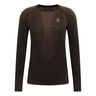 Performance Warm Blackcomb Crew Neck Chaleco Hombres-Marr&oacute;n
