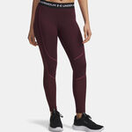 Ropa Under Armour Under Armour ColdGear Textured Malla Mujeres-rojo vino