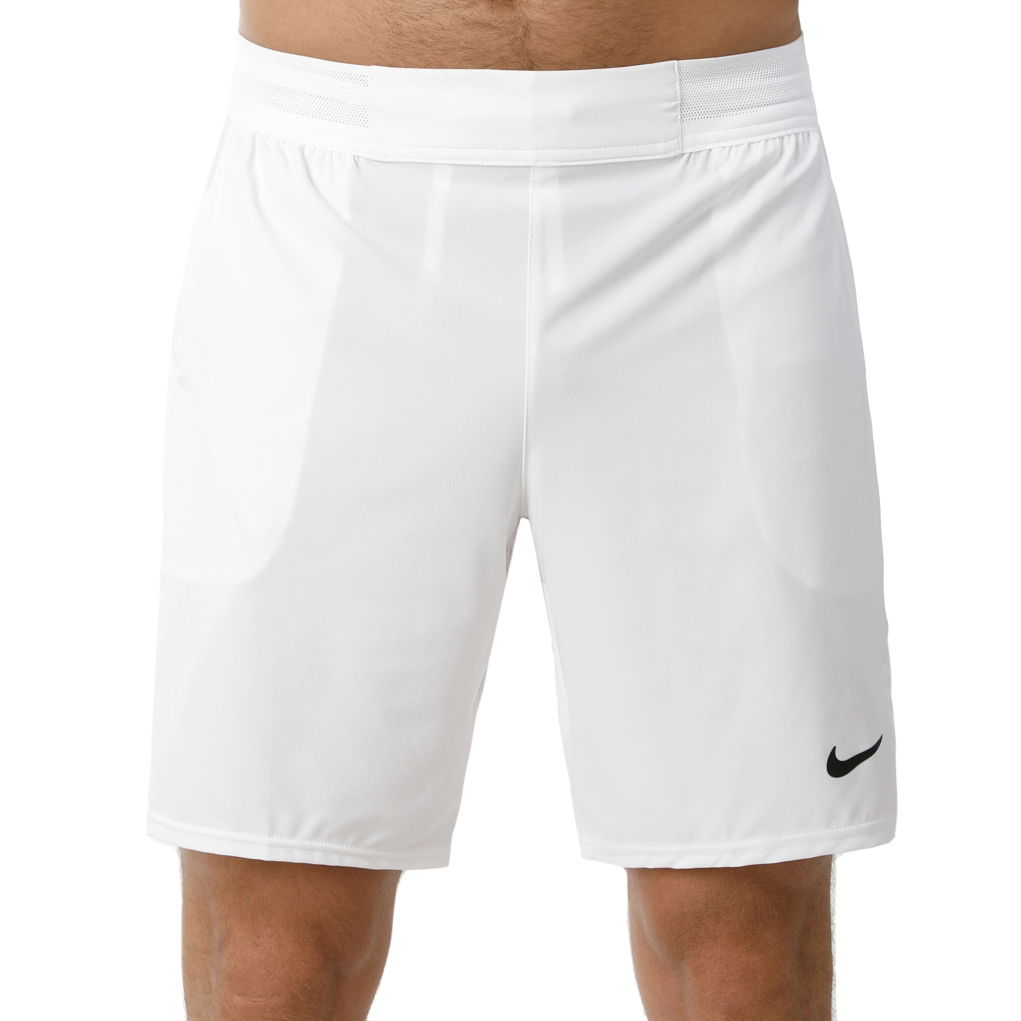 agua frente Dirección Nike Court Flex Ace Shorts Hombres - Blanco, Negro compra online | Tennis -Point