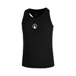 Ropa de tenis Quiet Please Quiet Please Racerback Camiseta De Tirantes Chicas-Negro,Blanco