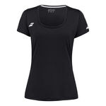 Ropa Babolat Babolat Play Cap Sleeve Camiseta De Manga Corta Mujeres-Negro