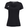 Play Cap Sleeve Camiseta De Manga Corta Mujeres-Negro