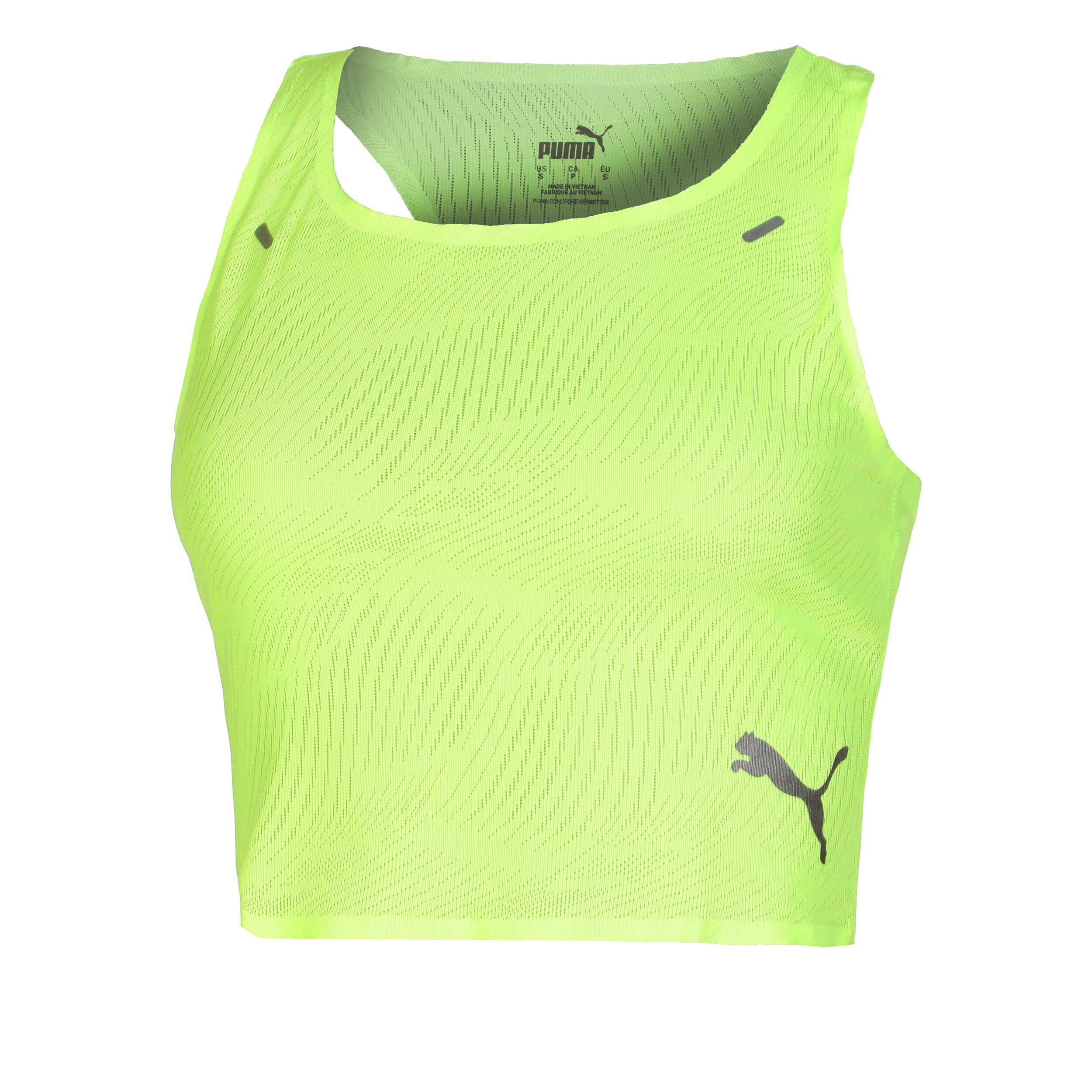 Puma green crop top cheap