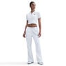 Court Heritage Crop Polo Mujeres-Blanco