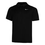 Ropa de tenis Nike Nike Dri-Fit Solid Polo Hombres-Negro