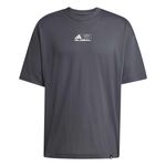 Ropa adidas adidas GFX Glob Camiseta de manga corta Hombres - gris oscuro, 