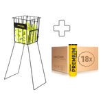 Pelota presurizada Tennis-Point Tennis-Point Premium Bote De 4 Pelotas