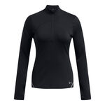 Ropa Under Armour Under Armour Vanish CW 1/2 Zip Camiseta De Manga Larga Mujeres-Negro
