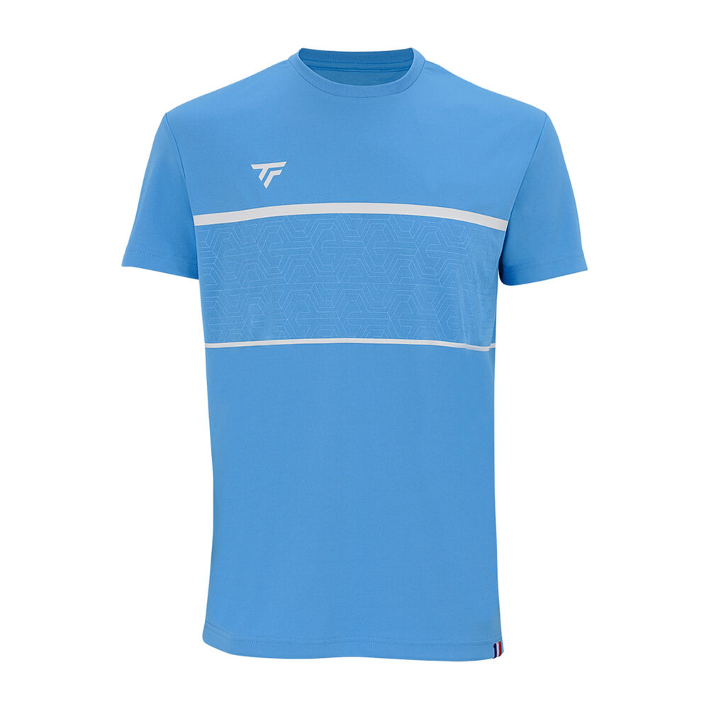 Tecnifibre Team Tech Camiseta De Manga Corta Hombres-Azul Claro