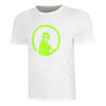 Ropa Quiet Please Quiet Please Wild Trainings Camiseta De Manga Corta Hombres-Blanco,Verde Neón