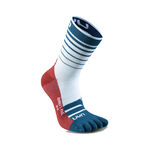 Ropa UYN UYN Runner's Five Calcetines Para Correr Hombres-Blanco,Azul