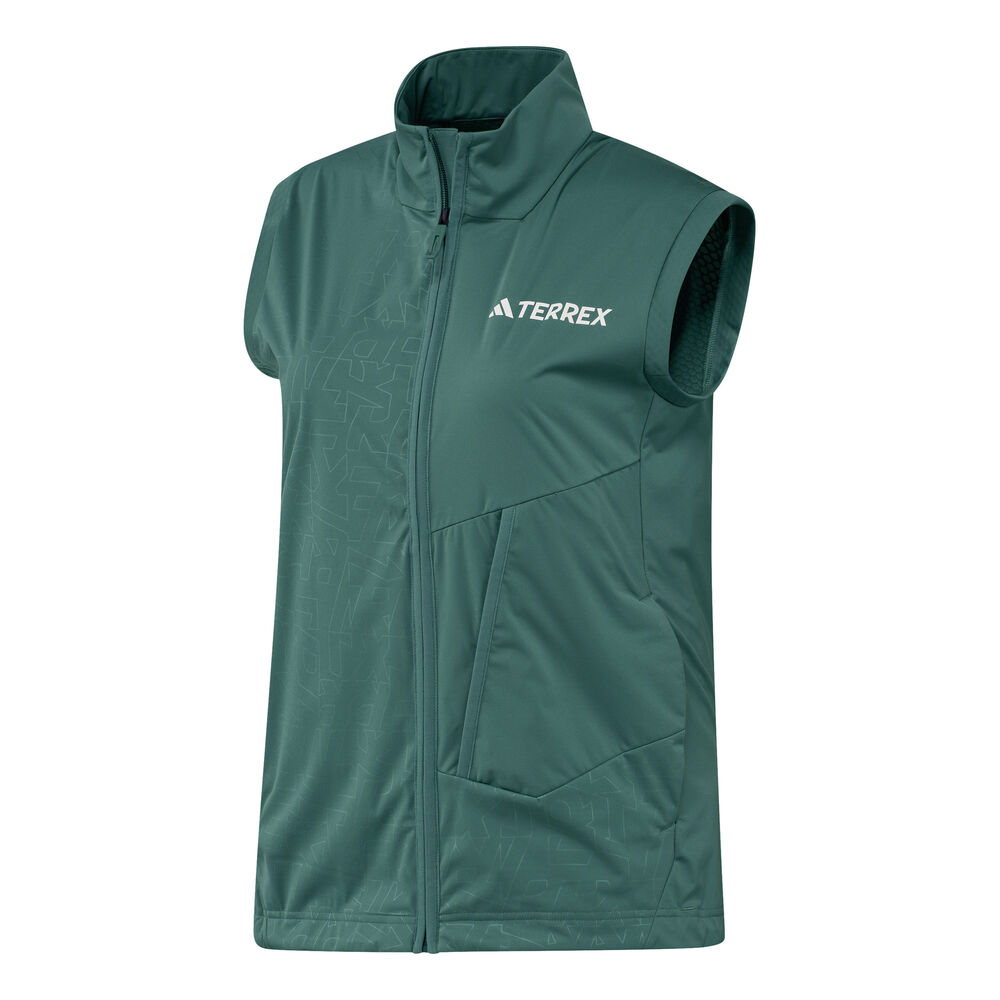 adidas Terrex XPR Softshell Chalecos para correr Mujeres-verde