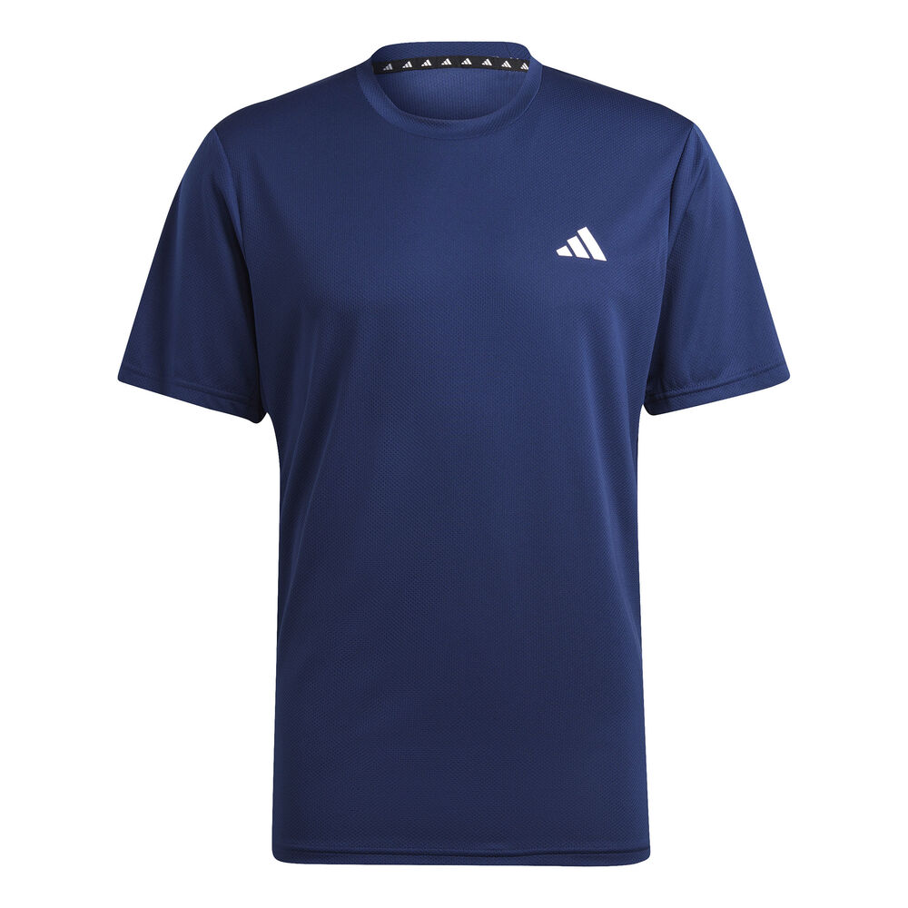 adidas Essentials Training Camiseta De Manga Corta Hombres-Azul Oscuro