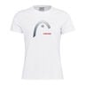 Lara Camiseta de manga corta Mujeres - blanco, 
