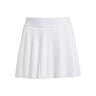 Club Pleated Falda Chicas-blanco