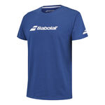 Ropa Babolat Babolat Exercise Camiseta De Manga Corta Chicos-Azul