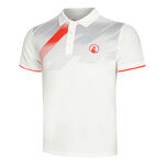 Ropa Quiet Please Quiet Please Tournament Polo Hombres - blanco, rojo