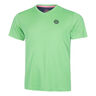 Crew Inside Out V-Neck Camiseta De Manga Corta Hombres-Verde Neón,Azul Oscuro