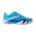Zapatillas de p&aacute;del Babolat Babolat Jet Premura Juan Lebron 2 Zapatilla De P&aacute;del Hombres-Azul Claro,Blanco