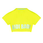 Ropa BIDI BADU BIDI BADU Abdominis Crop Move Camiseta De Manga Corta Mujeres-Amarillo Neón