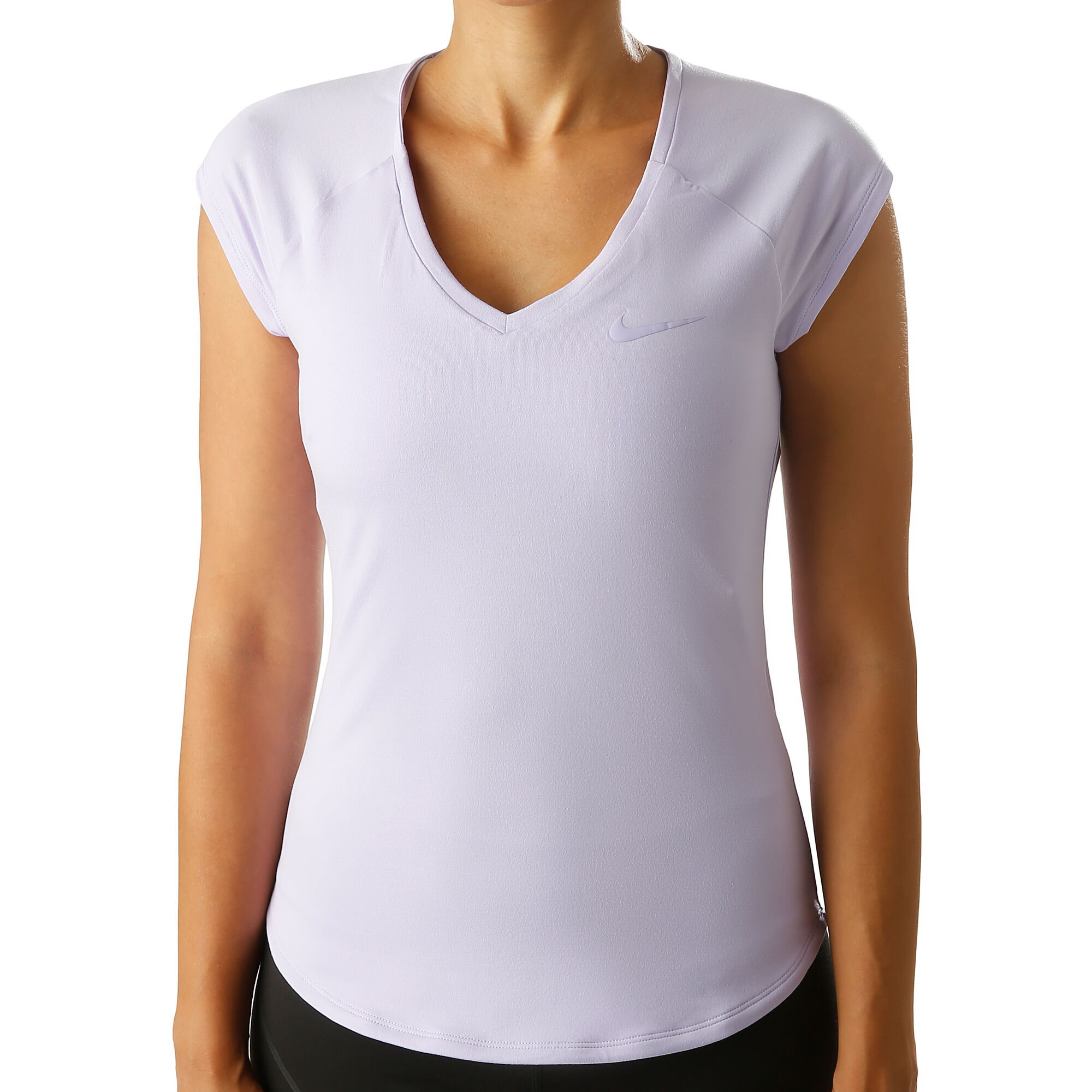 Nike Court Pure Camiseta De Manga Corta Mujeres Morado, Gris compra online | Tennis-Point