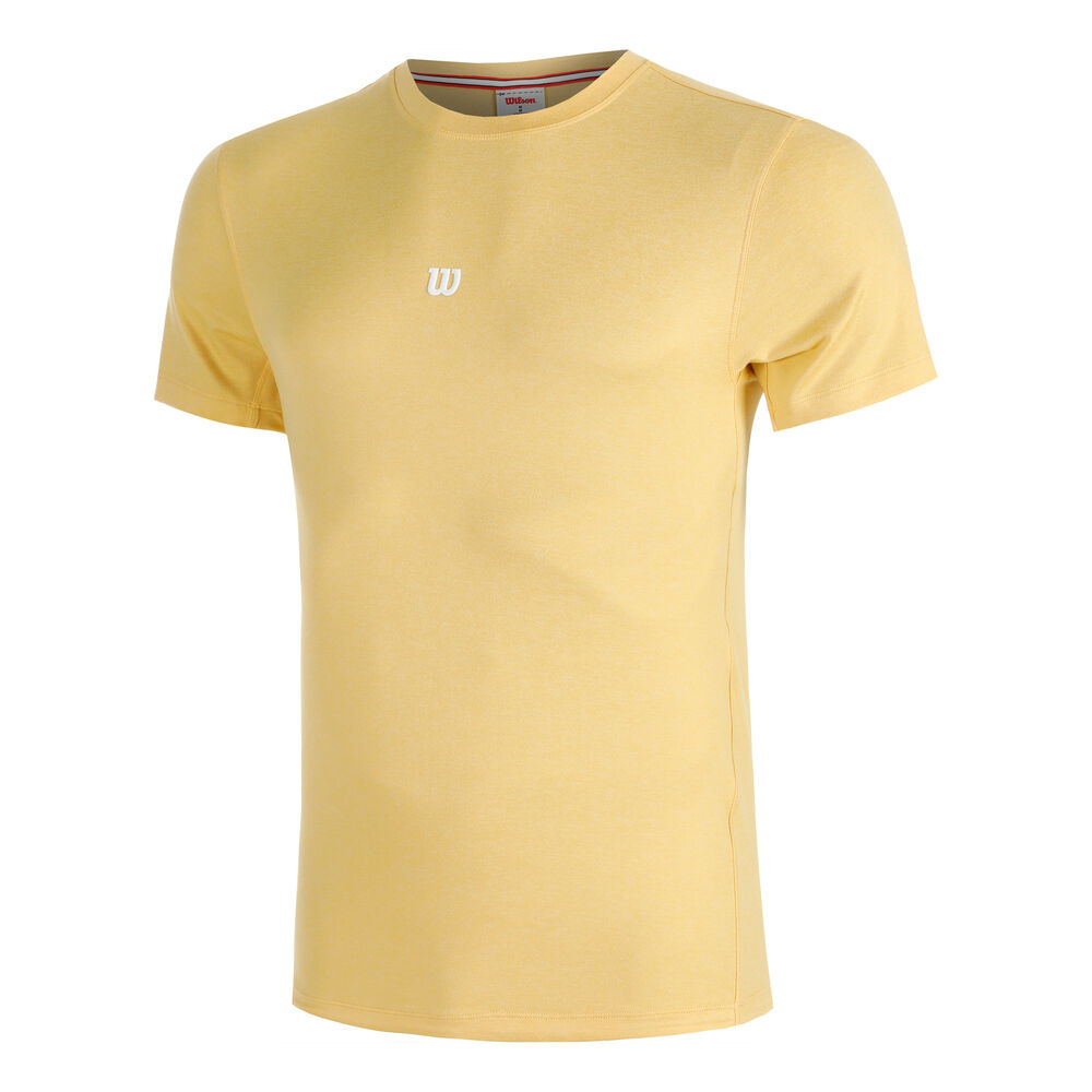 Wilson Everyday Performance Camiseta De Manga Corta Hombres-Amarillo Oro