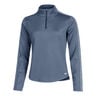 Therma-FIT One Half-Zip Camiseta De Running Mujeres-Azul,Blanco