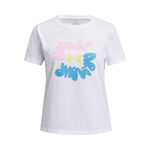 Ropa De Tenis Under Armour Ua Bubble Wordmark Ss-Wht
