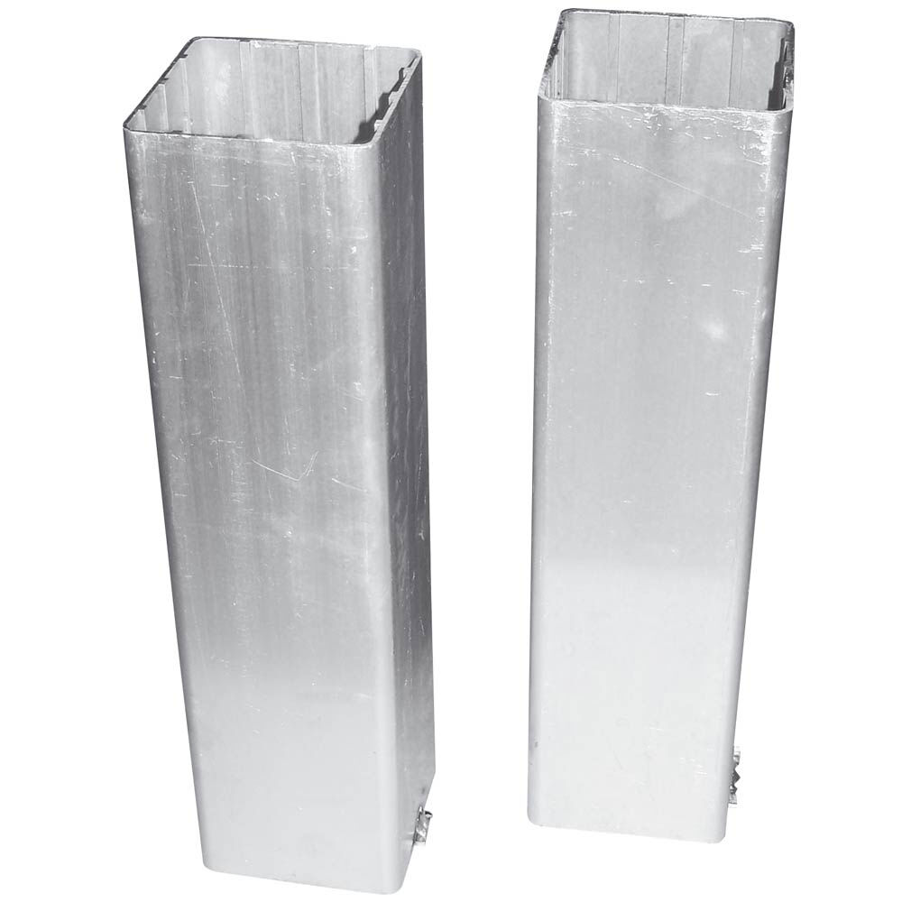 Tegra Casquillos De Fondo En Paquete Doble,De Cuatro Cantos-Plateado