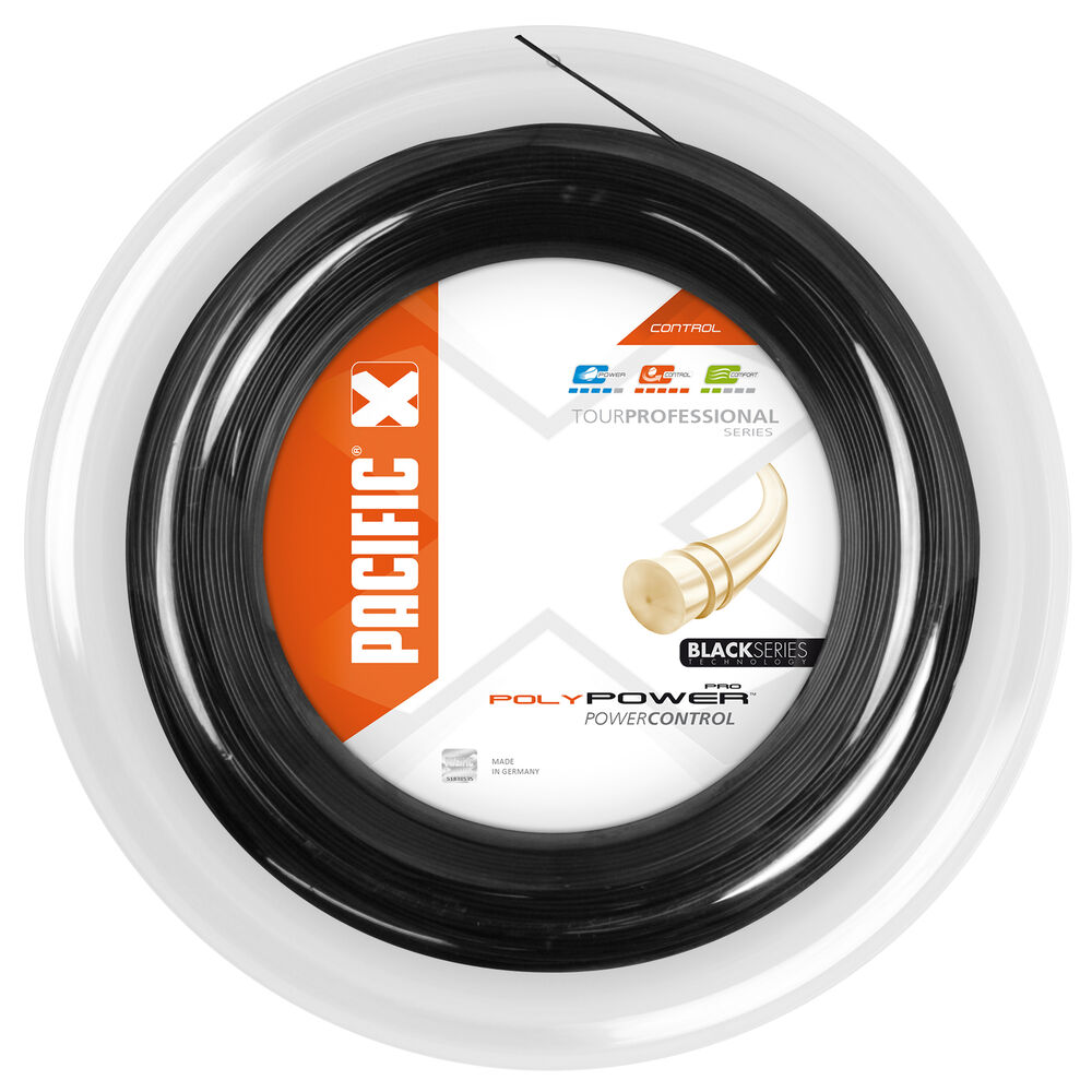 Pacific Poly Power Pro Bobinas De Cordaje 200m-Negro