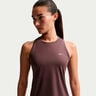 Swift Camiseta de running Mujeres - marr&oacute;n, plateado