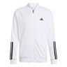 3 Stripes Knit Chaqueta De Entrenamiento Hombres-Blanco,Negro