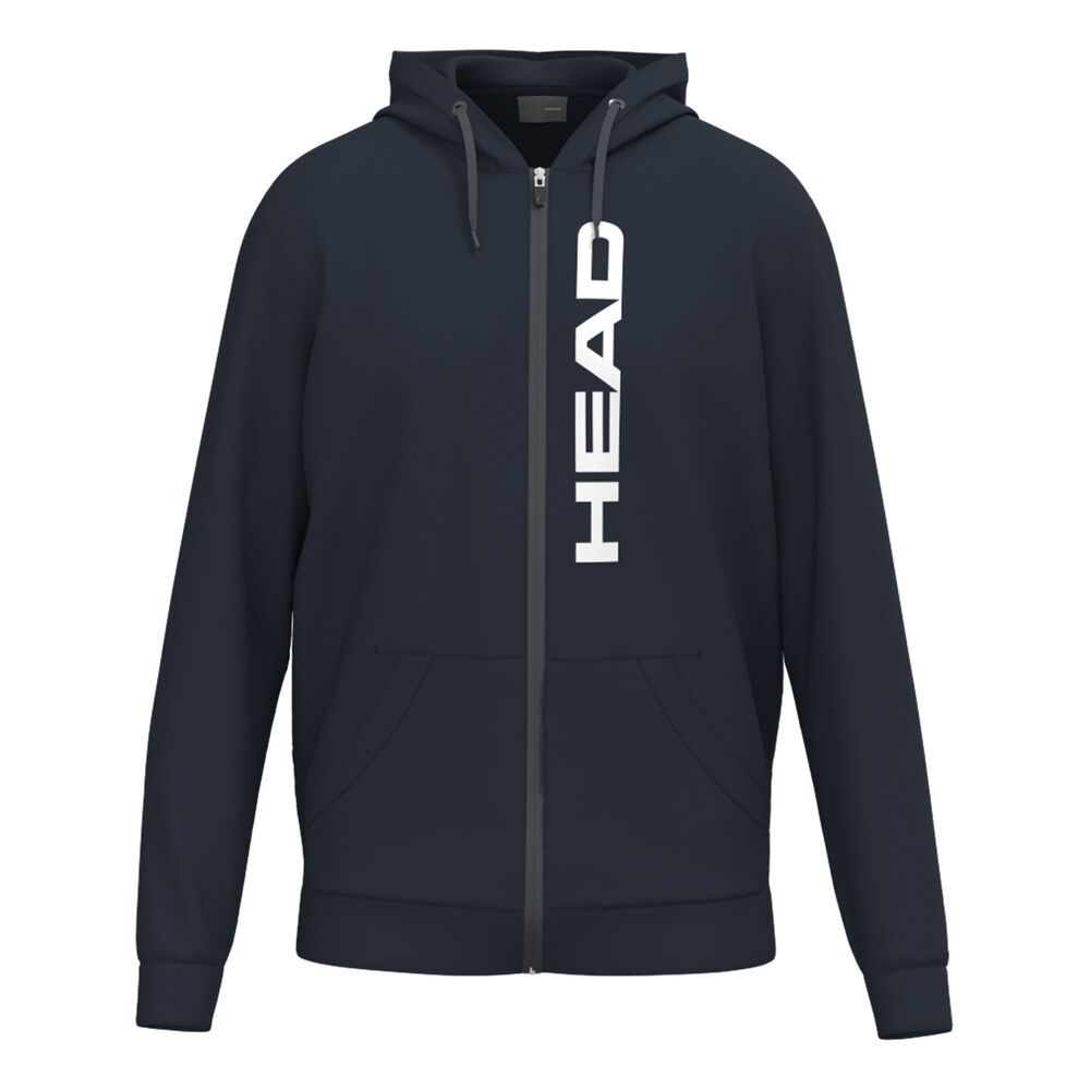HEAD Club Original Full Zip Sudadera Con Cremallera Hombres-Azul Oscuro