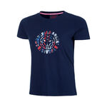 Ropa BIDI BADU BIDI BADU New York 2024 Chill Camiseta de manga corta Chicas - azul oscuro, rojo
