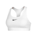 Ropa Nike Nike Swoosh Medium Sujetador Deportivo Mujeres-Blanco
