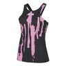 New York Y Camiseta De Tirantes Mujeres-Negro,Rosa