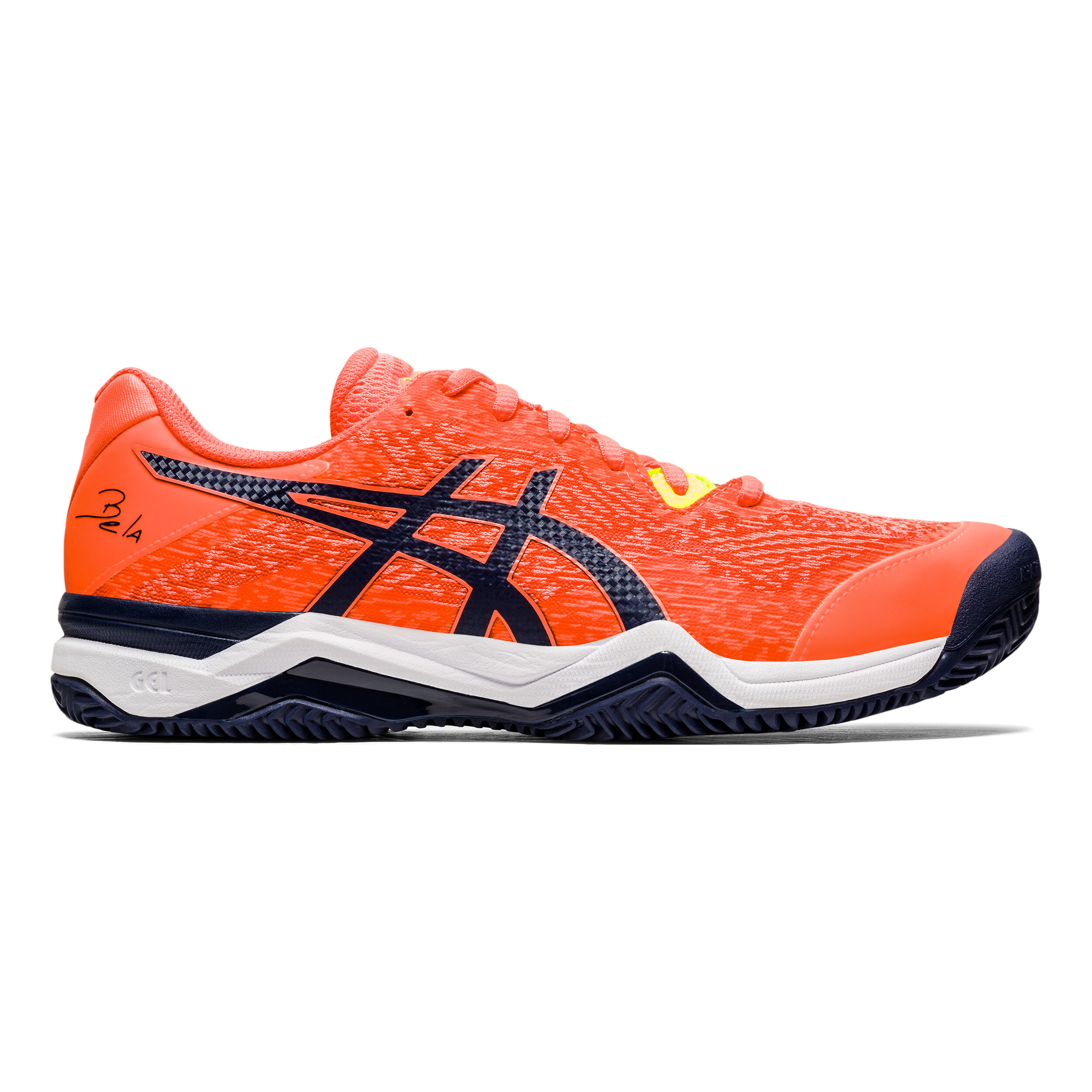 Gel Bela 7 Zapatilla De P del Hombres Naranja Azul Oscuro