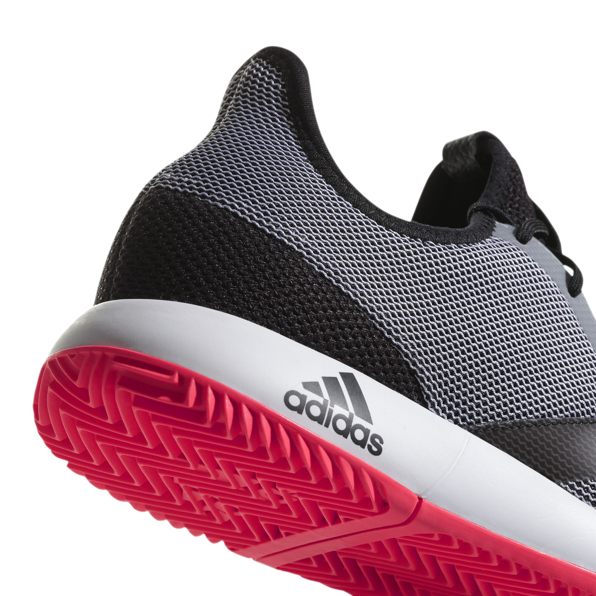 Adizero Defiant Bounce Clay Zapatilla Tierra Batida Hombres Negro Blanco