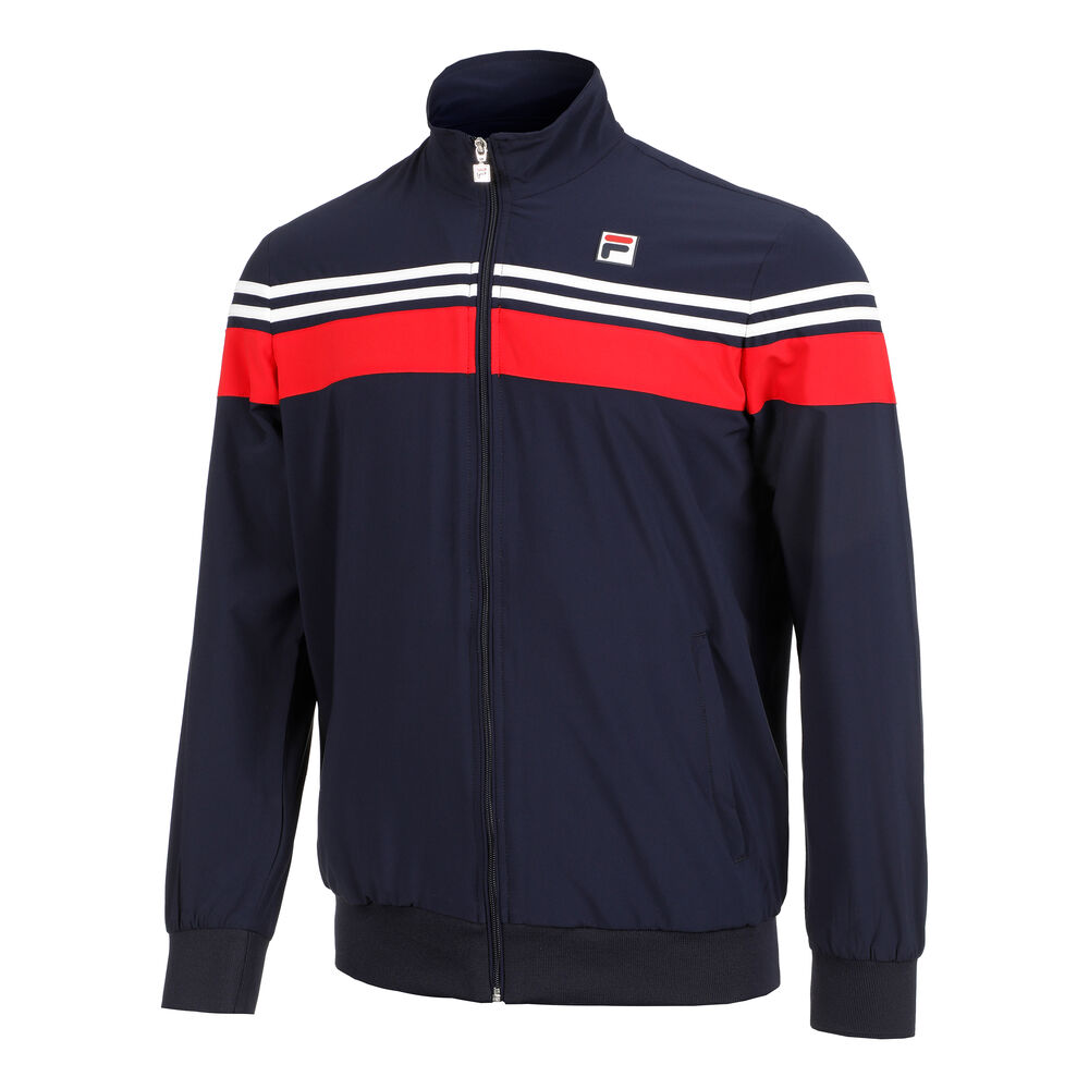 Fila Bruno Chaqueta De Entrenamiento Hombres - Azul Oscuro, Multicolor