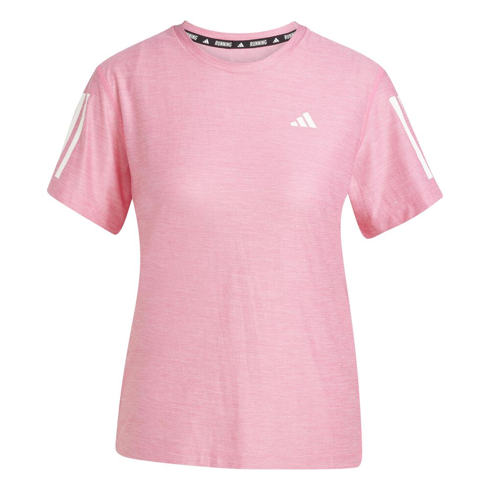 adidas Own The Run Camiseta De Running Mujeres-Rosa,Blanco