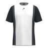Club 25 Tech Camiseta De Manga Corta Hombres-Azul Oscuro,Blanco