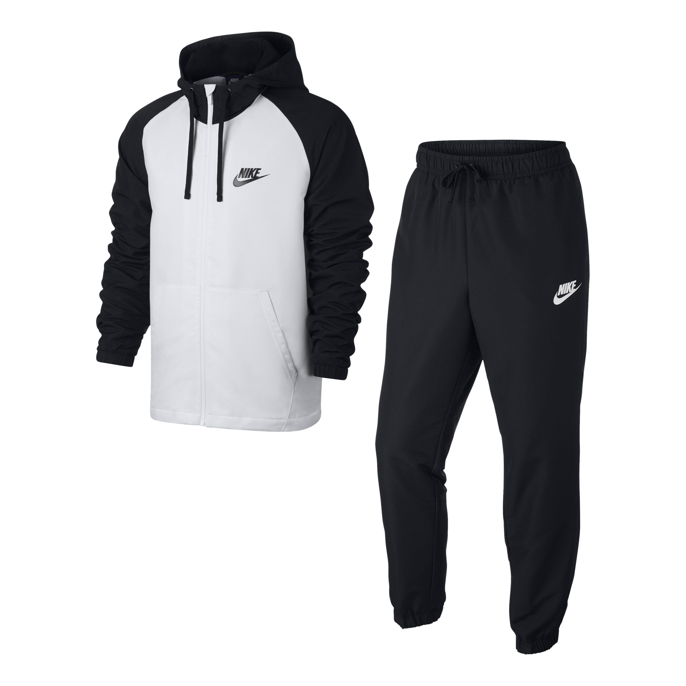 chandal nike negro y blanco