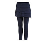 Ropa Lucky in Love Lucky in Love Scallop Falda Con Malla Mujeres-Azul Oscuro