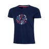 New York 2024 Chill Camiseta de manga corta Chicas - azul oscuro, rojo