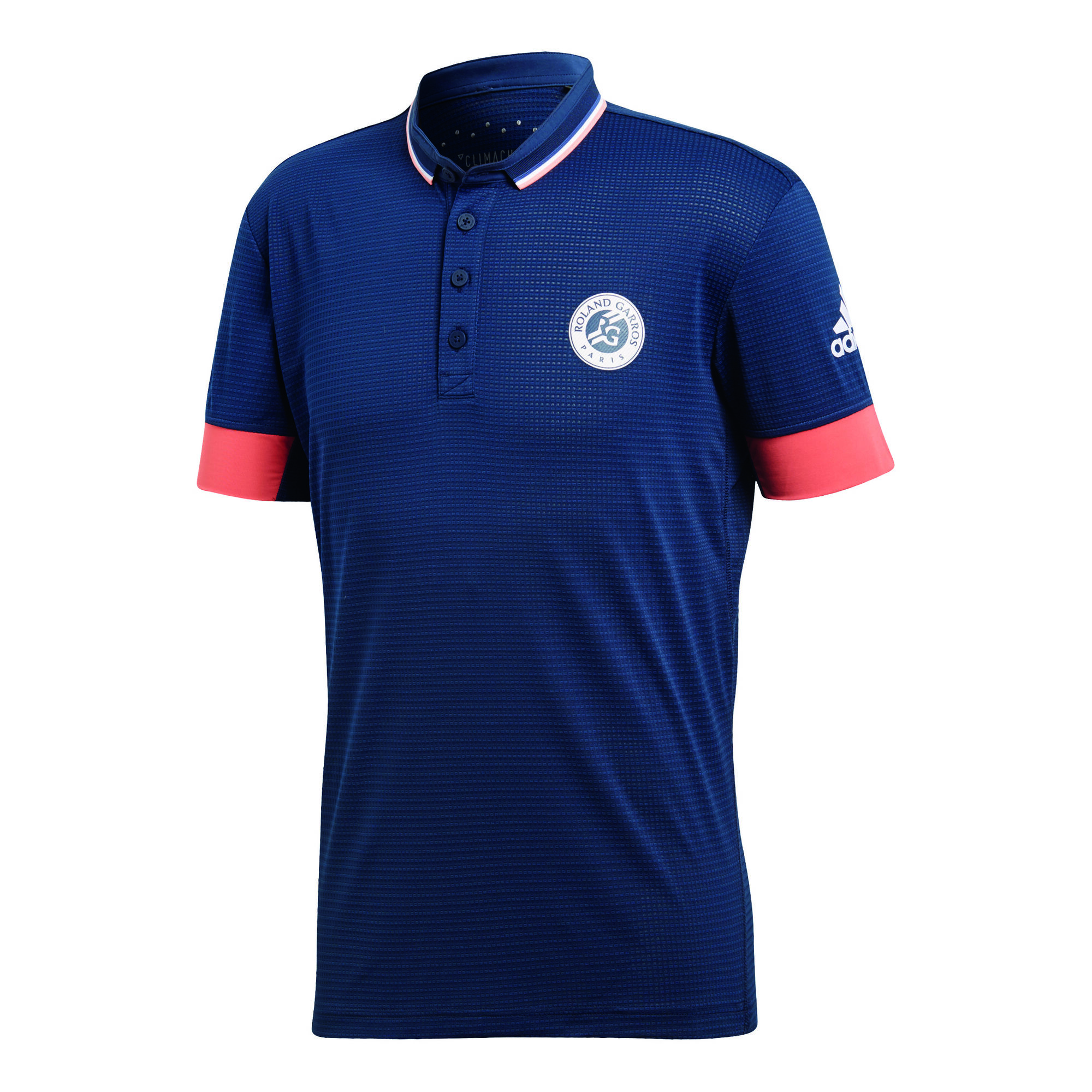 adidas Roland Garros Polo Hombres Azul Oscuro, Rojo compra online | Tennis-Point
