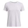 Tech Textured Camiseta De Manga Corta Mujeres-Gris