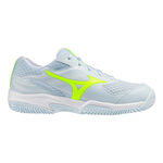 Zapatillas de tenis Mizuno Mizuno Break Shot 5 Zapatilla todas las superficies Mujeres-blanco, amarillo ne&oacute;n
