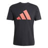 Essentials Feel Ready Logo Camiseta de manga corta Hombres - negro, coral